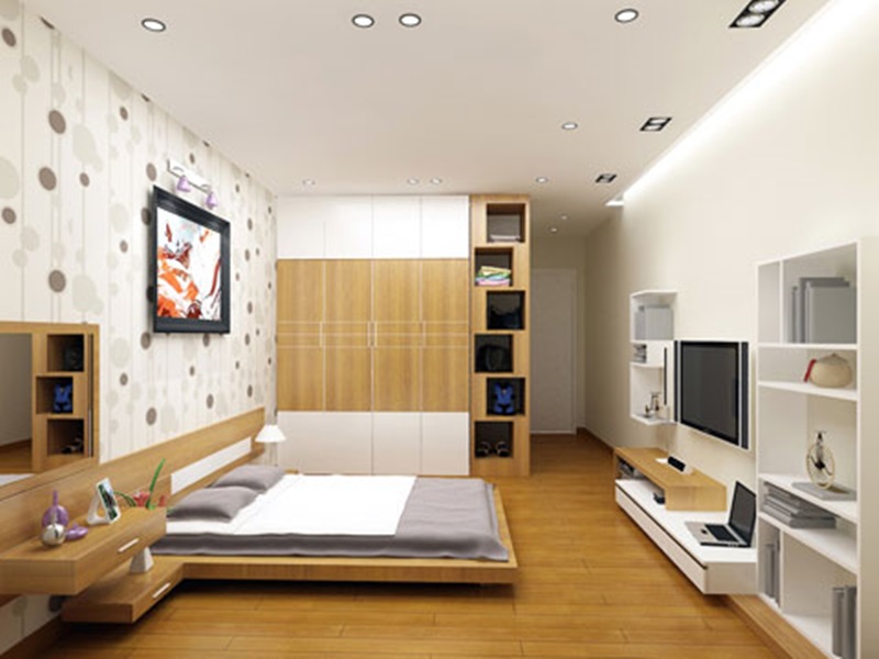 Mẫu trần thạch cao phòng khách 30m2 - trần thạch cao phẳng