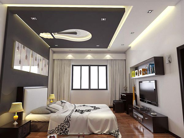 trần thạch cao cho phòng ngủ 15m2