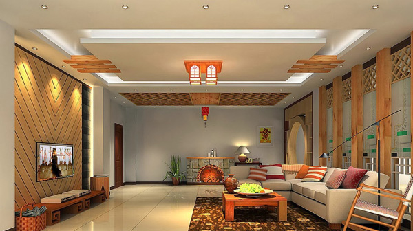 Trần thạch cao giật cấp có mấy loại
