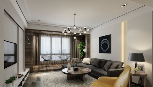 trần thạch cao phẳng phòng khách đẹp 10