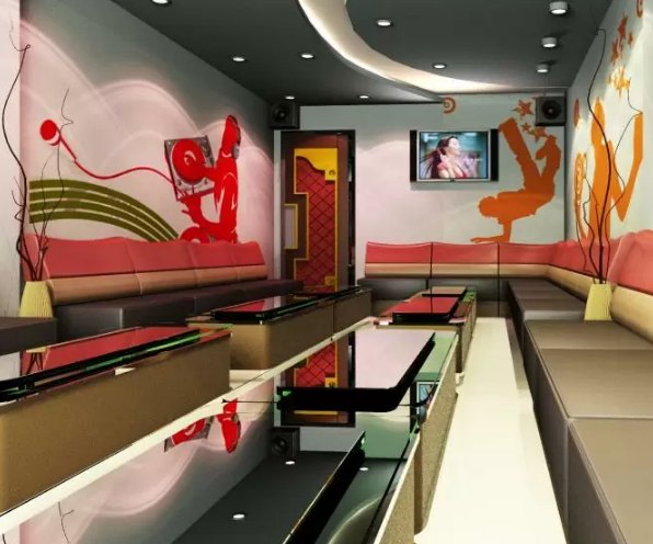 Mẫu trần thạch cao phòng karaoke đẹp 2
