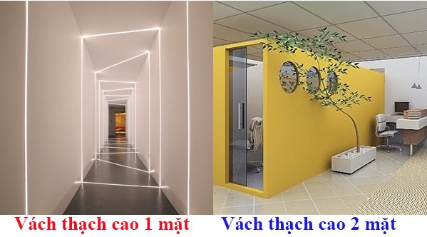 có nên làm vách ngăn thạch cao?