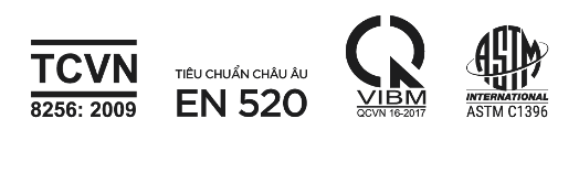 Tiêu chuẩn sản xuất của tấm thạch cao chống ẩm Vĩnh Tường