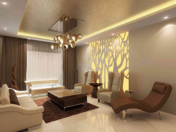 Vách ngăn thạch cao đẹp số 6