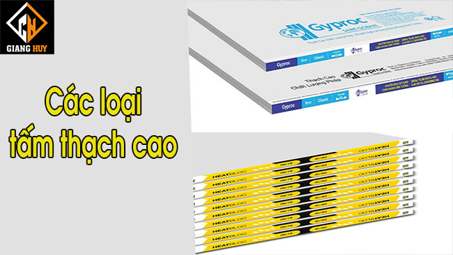 Các laoij tấm thạch cao giá bán và địa chỉ mua tốt nhất