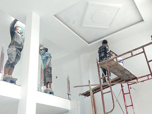 Thi công trần thạch cao giật cấp đẹp tại quận Nam Từ Liêm, Hà Nội